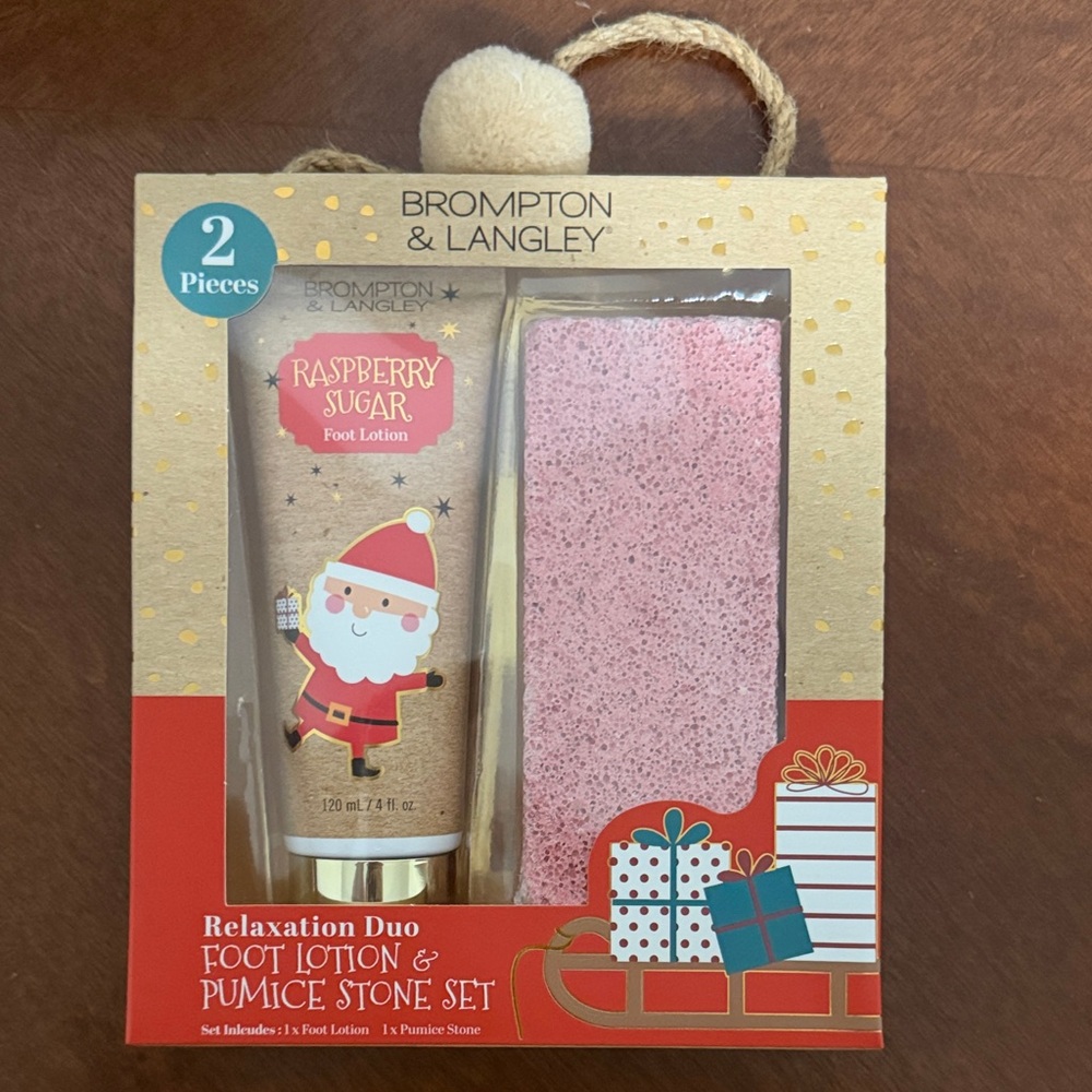 Brompton & Langley Foot Lotion and Pumice Stone Set
